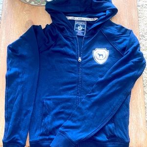 Victoria’s Secret pink full zip hoodie size small